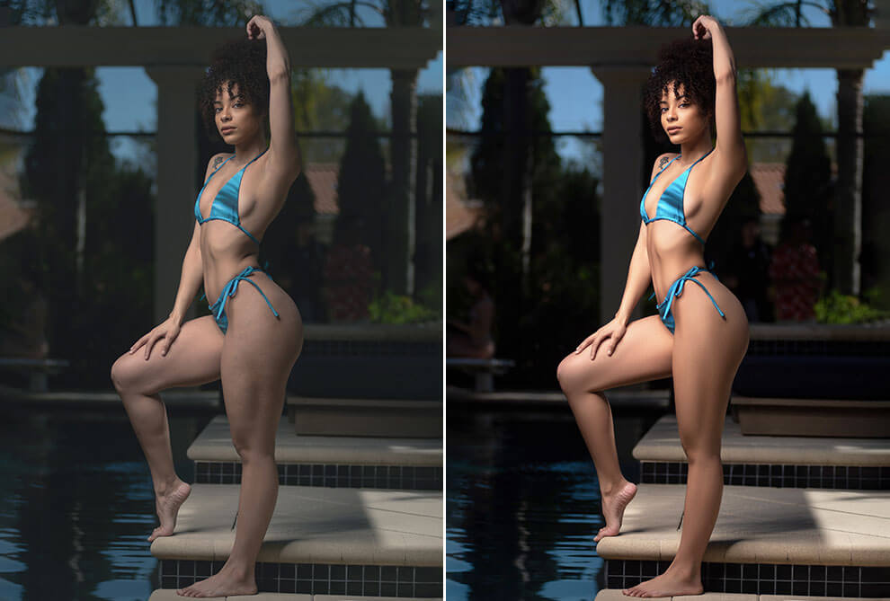 Model-Photo-Color-Correction